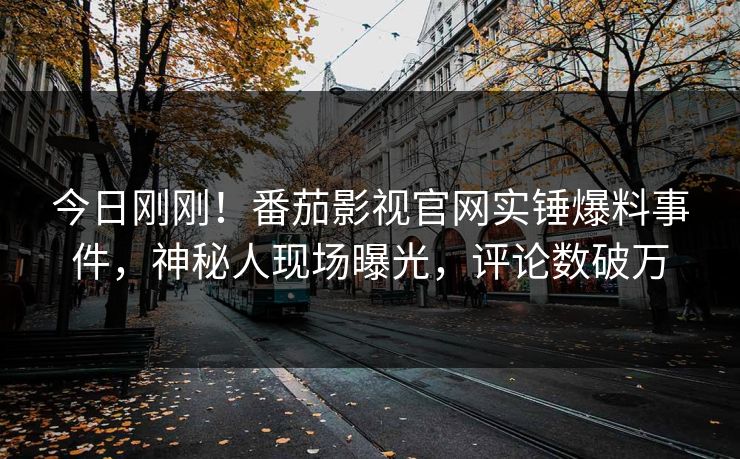 今日刚刚！番茄影视官网实锤爆料事件，神秘人现场曝光，评论数破万